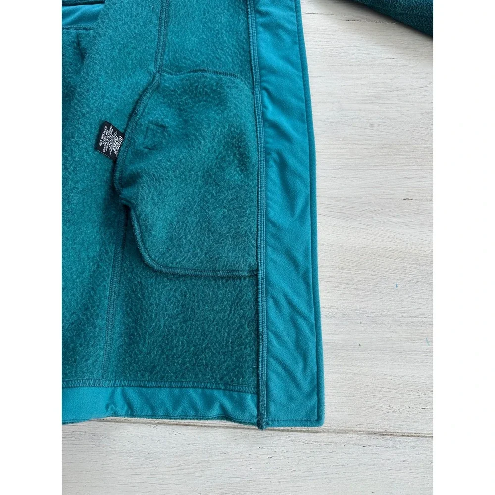 KUHL Teal Alpaca Fleece‎ Button Front Collared Jacket Women's Long Small